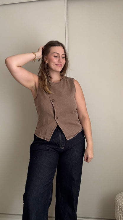 Top VICTORIA - TAUPE
