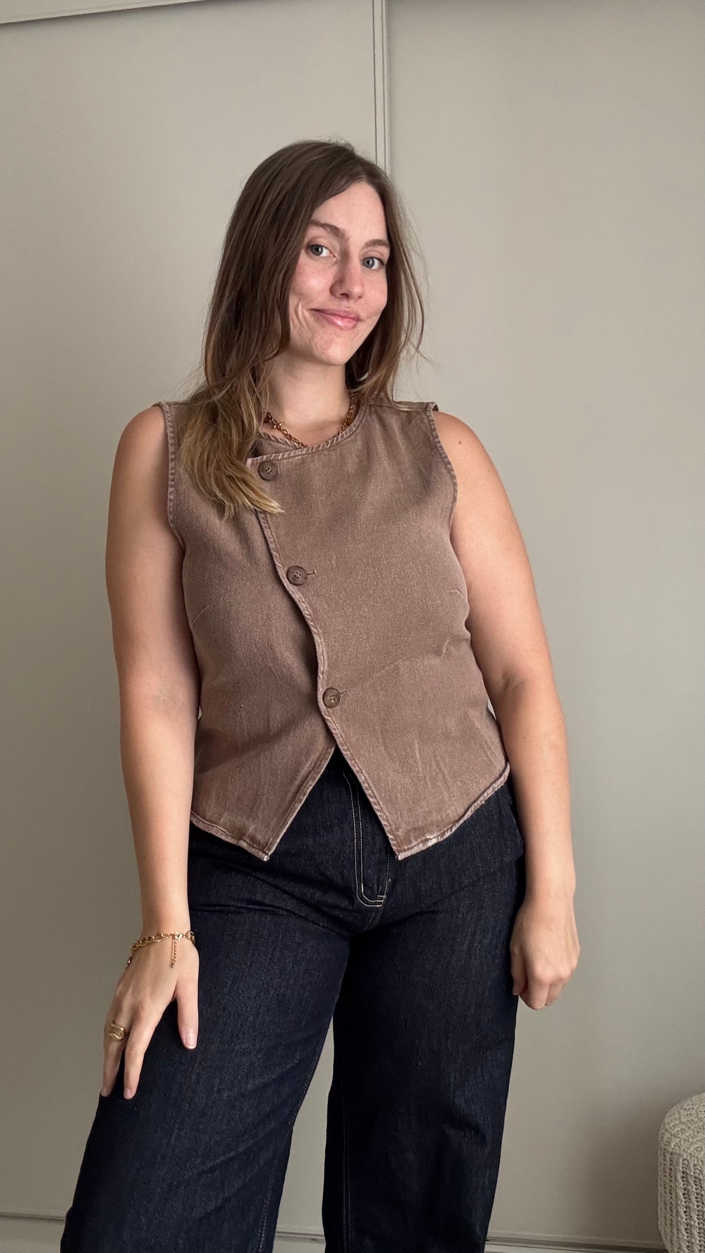 Top VICTORIA - TAUPE