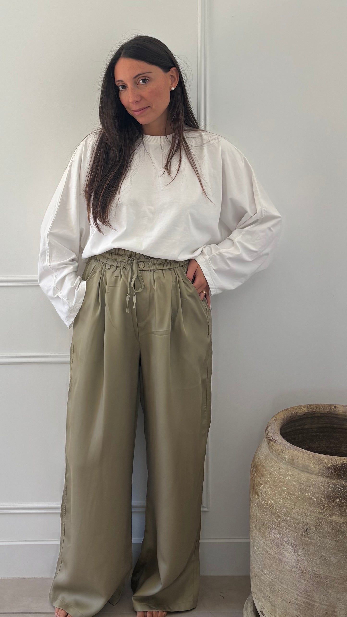 Pantalon ELYA - Sauge