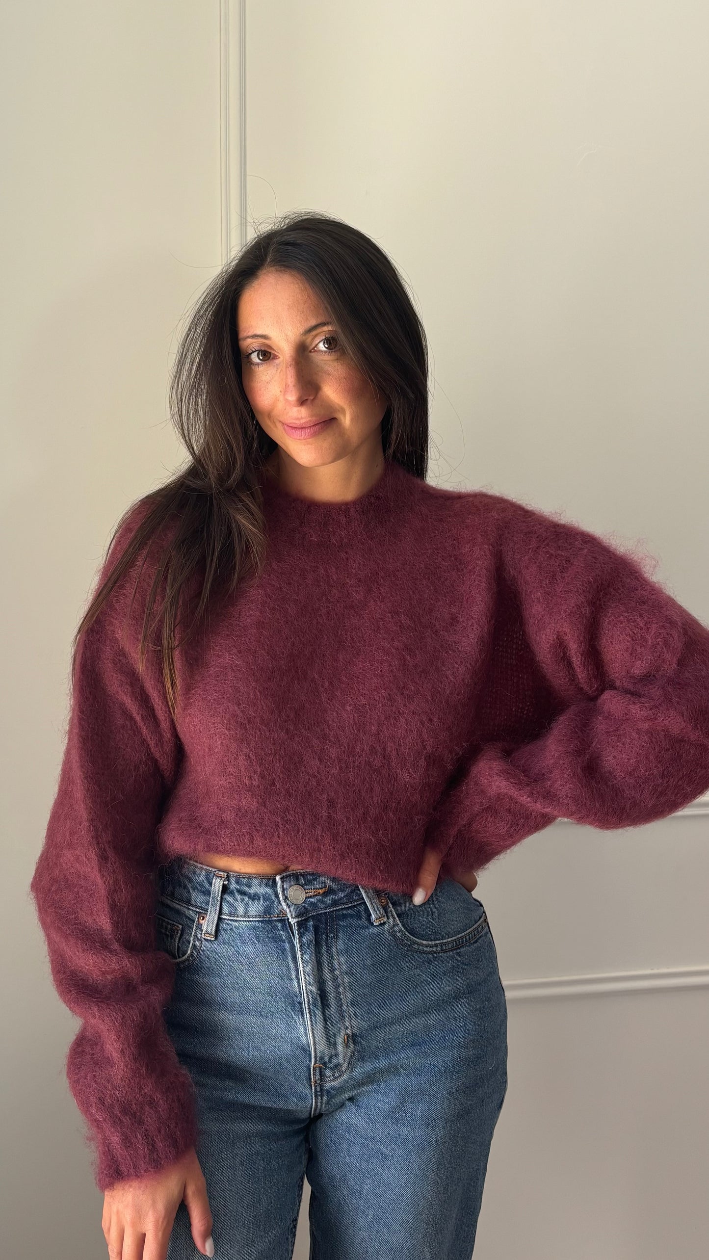 Pull LOUISA - Bordeaux