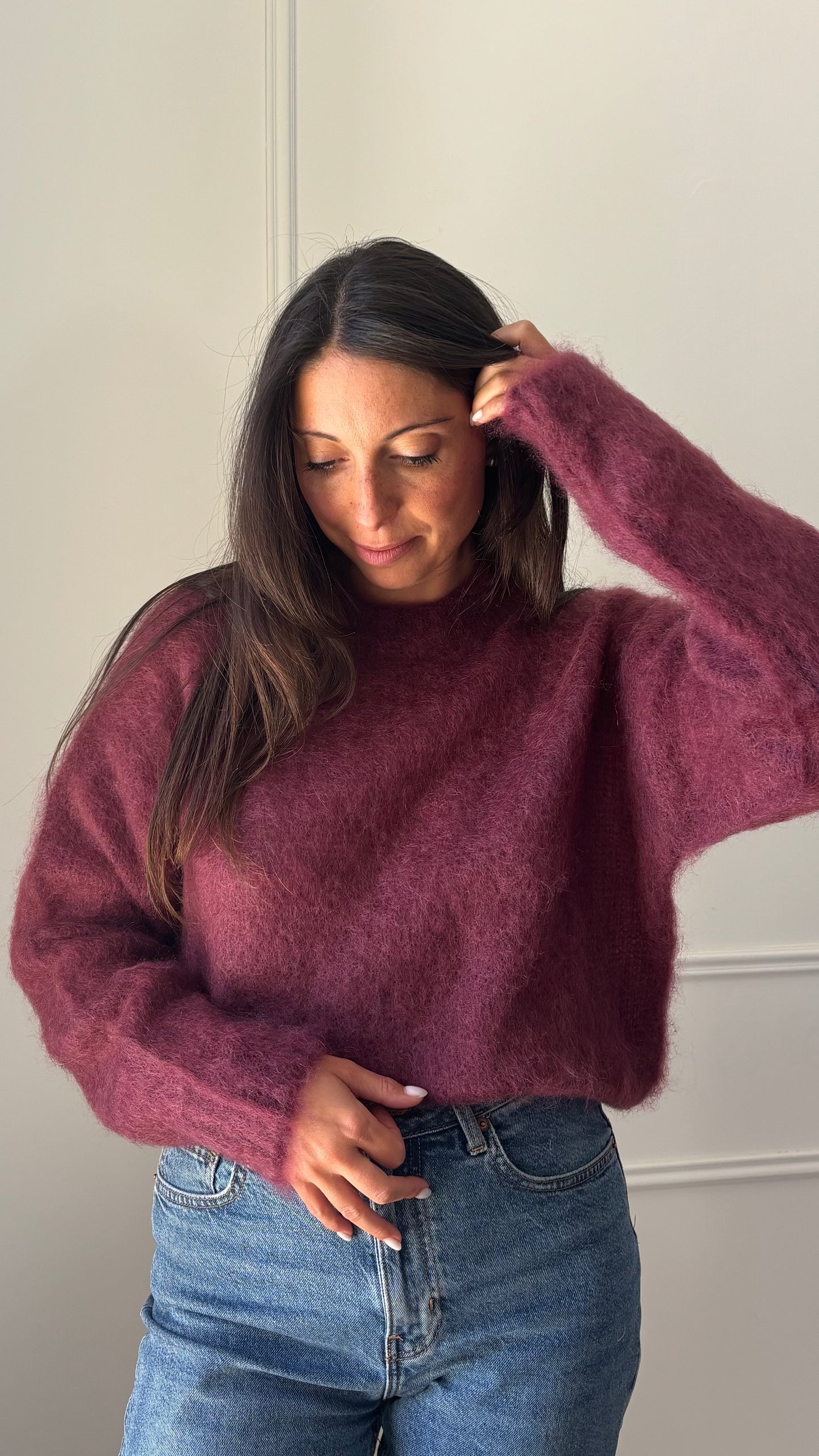 Pull LOUISA - Bordeaux