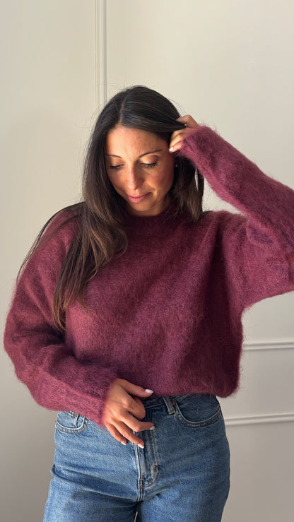 Pull LOUISA - Bordeaux