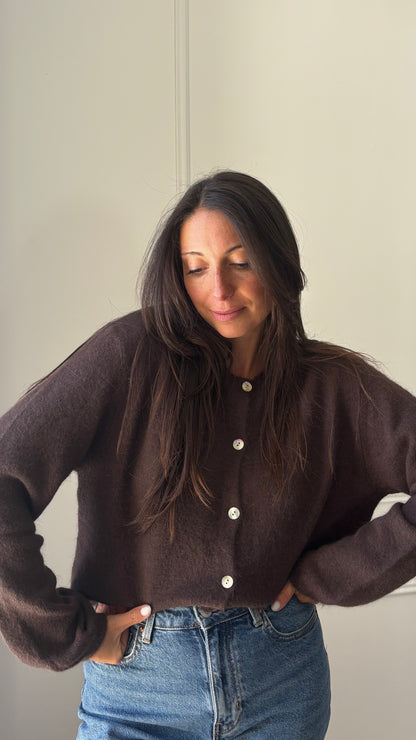 Cardigan MARY - Marron