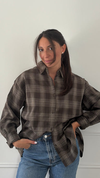 Blouse ASHLEY - Marron