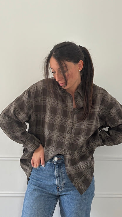 Blouse ASHLEY - Marron