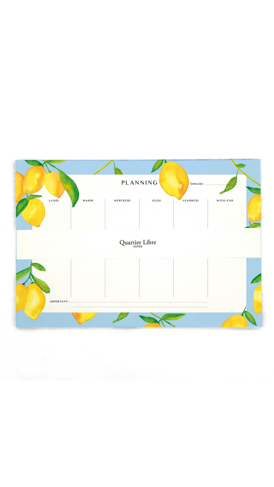Semainier - QUARTIER LIBRE