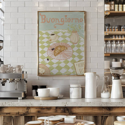 Affiche « BUONGIORNO » - STUDIO DOLCI