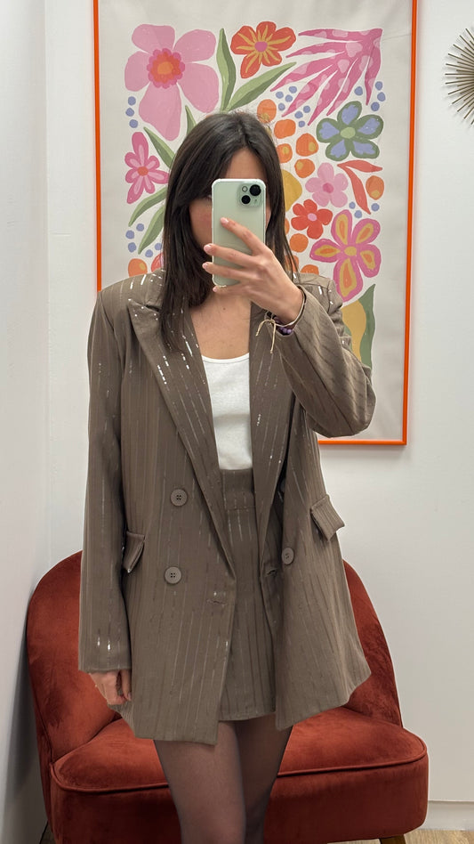 Veste blazer beige