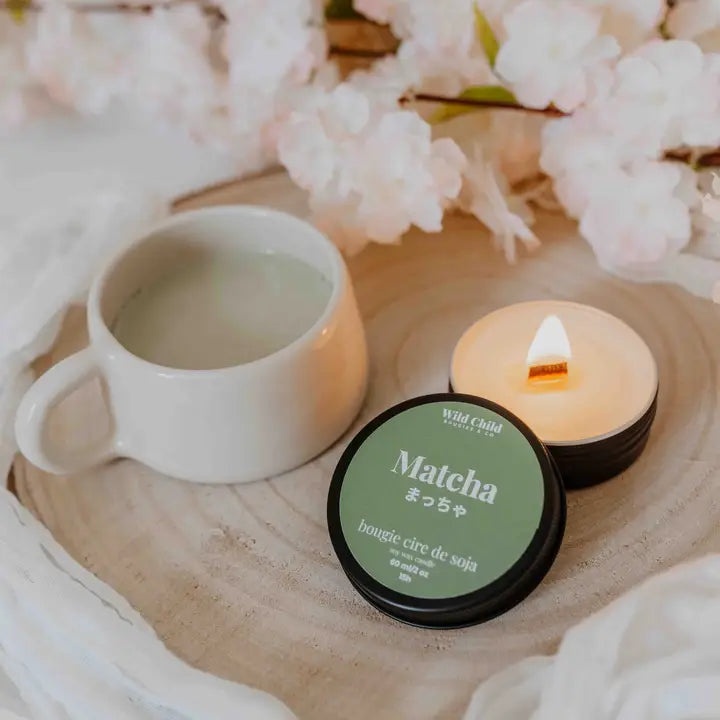 Petite bougie parfum matcha