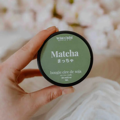 Petite bougie parfum matcha