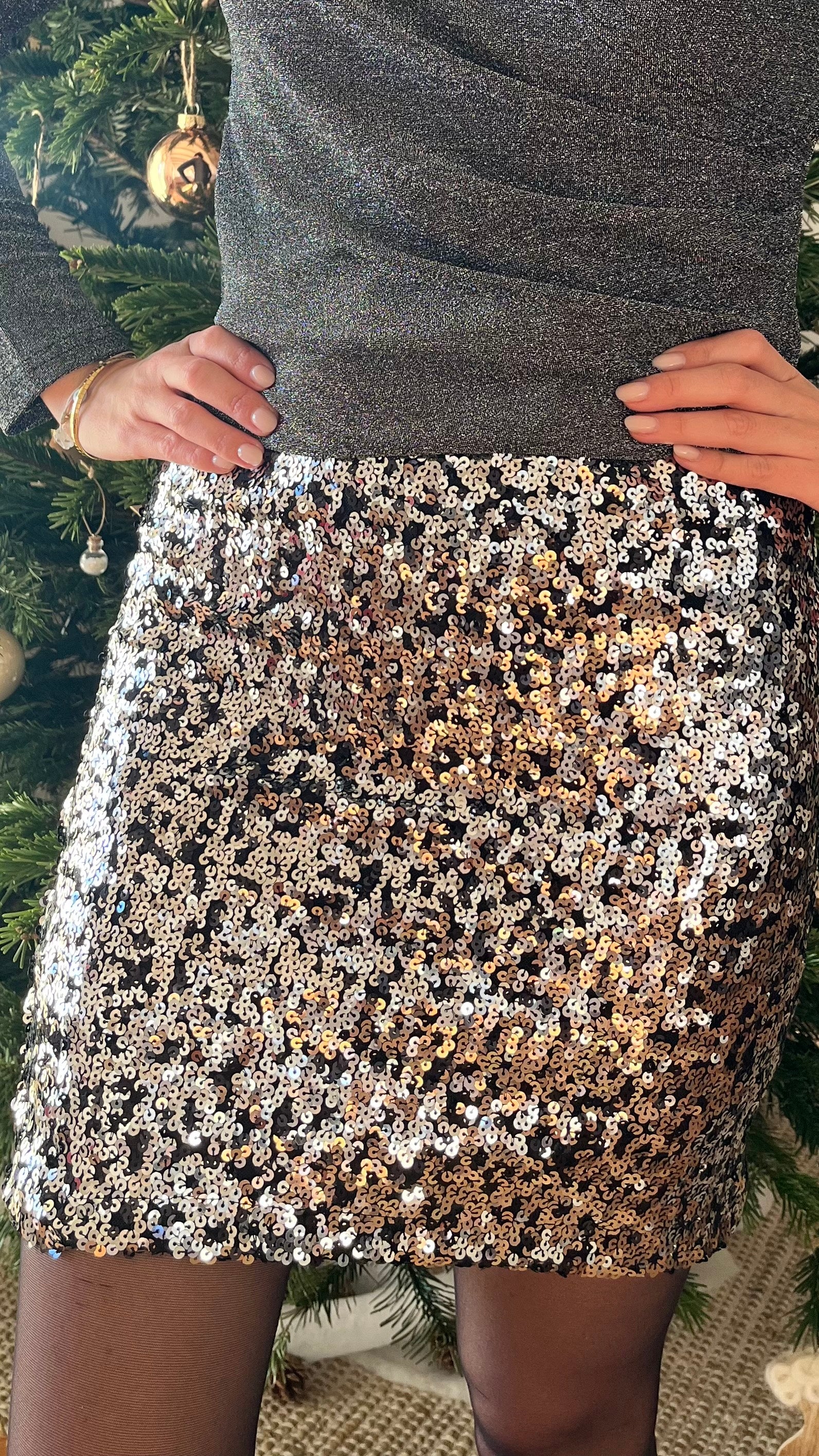 Jupe à sequins 