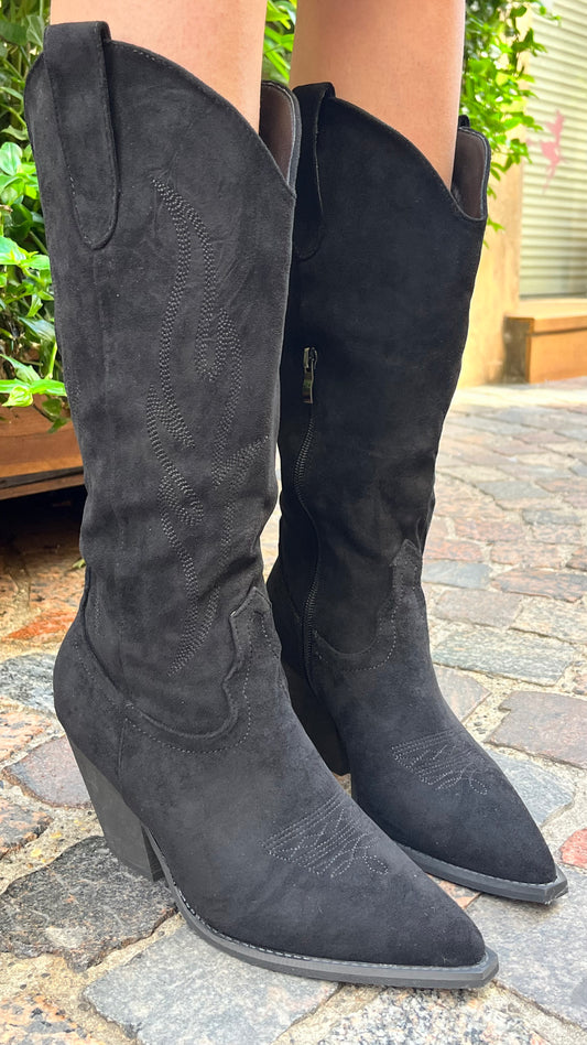 bottes santiags noires