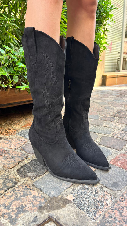 bottes santiags noires