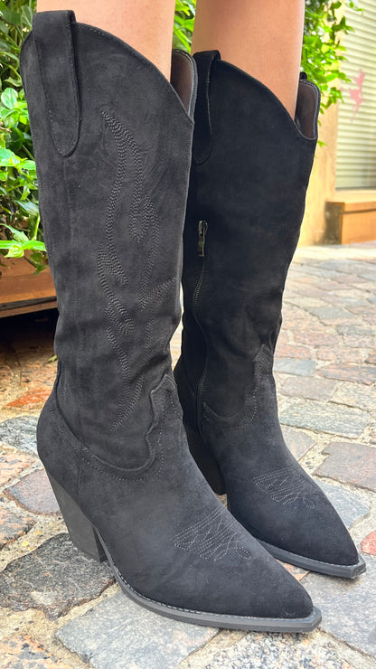 bottes santiags noires